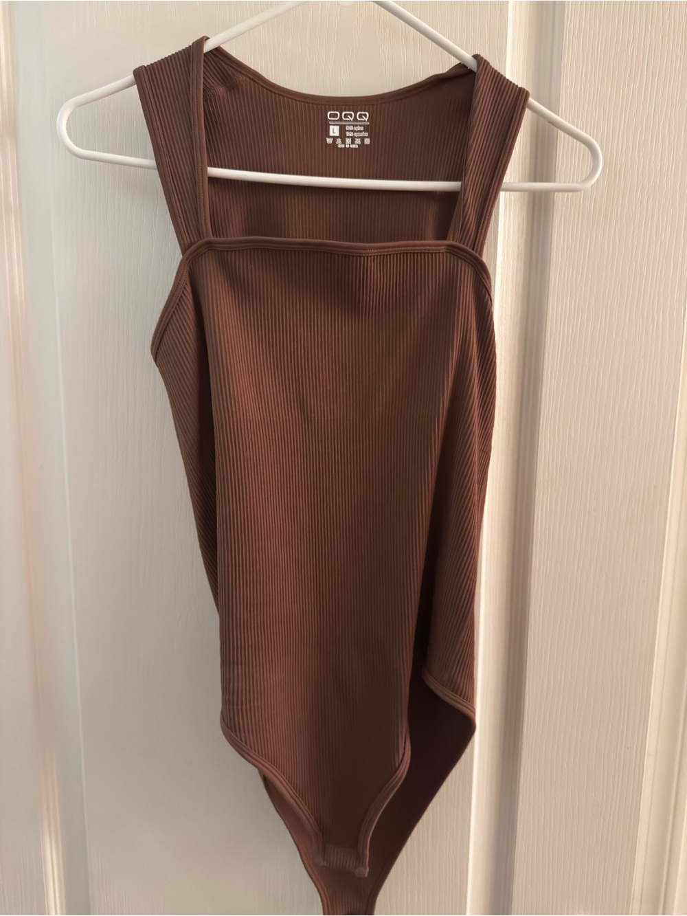 Different Color Ribbed Sleeveless Bodysuits - Picture 2 of 7